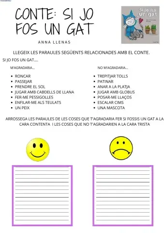 lectura conte si jo fos un gat