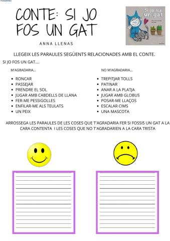 lectura conte si jo fos un gat