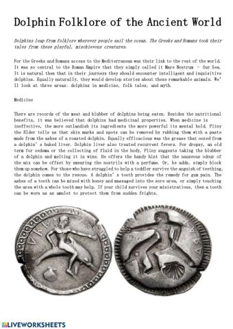 Dolphin Folklore Myths, Legends, & Facts