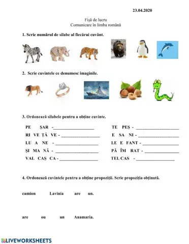 Recapitularea literelor învăţate