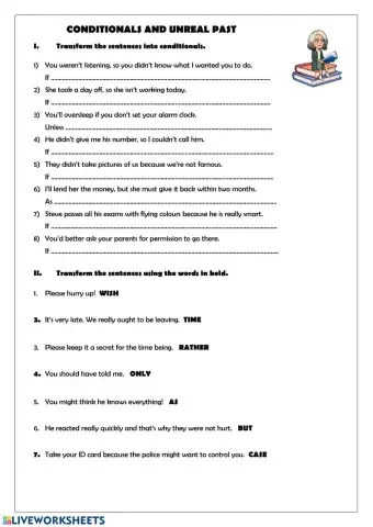Unreal pasts and conditionals