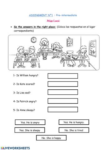 Feelings and emotions