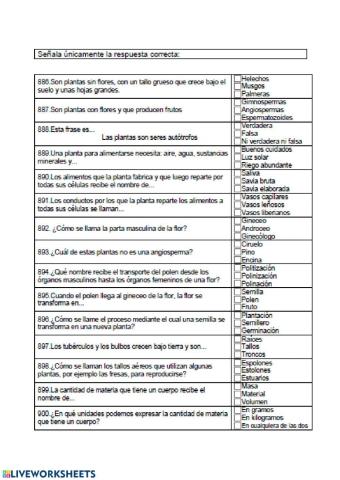 Plantas y tipos de reproducción