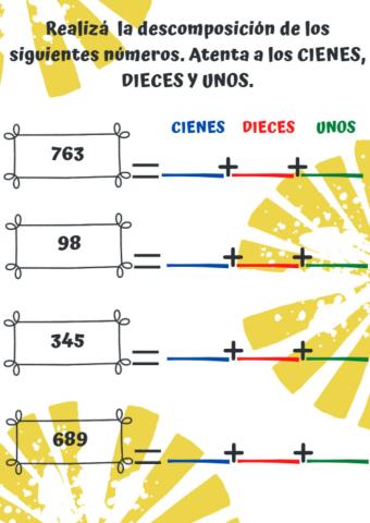 Descomposición de números