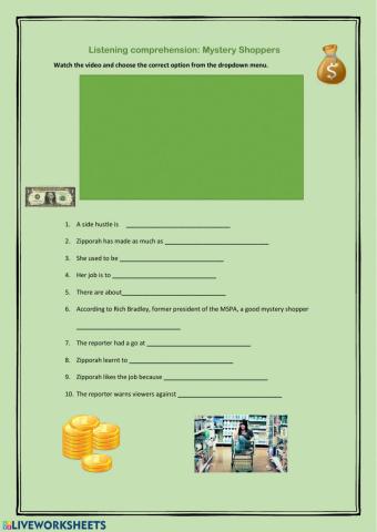 Listening: Mystery Shoppers