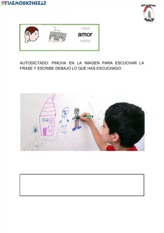 Autodictado oración 1