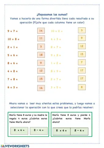 1º Repaso Fase 1 Suma 