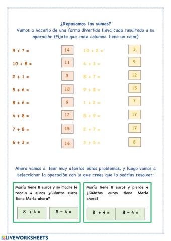 1º Repaso Fase 1 Suma 