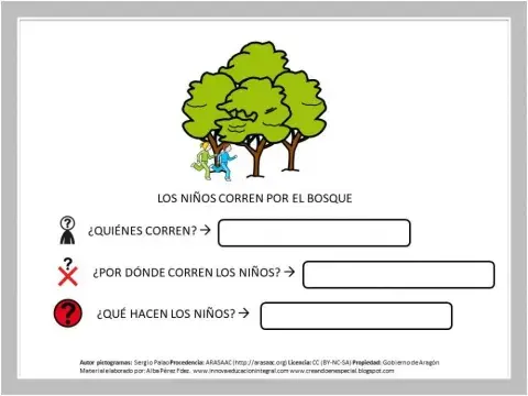 Comprensión lectora de frases