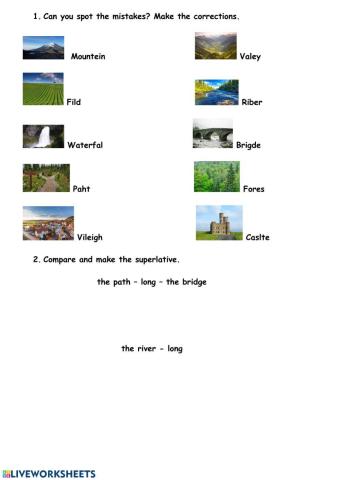 Landscape elements EFL