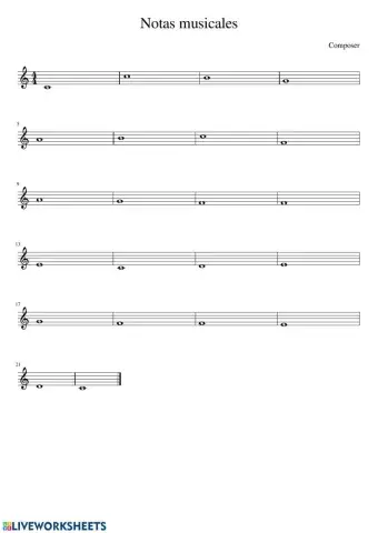 Poner nombre a las notas