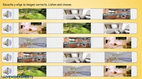 Parts of the house (listening)