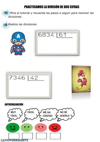 División de dos cifras