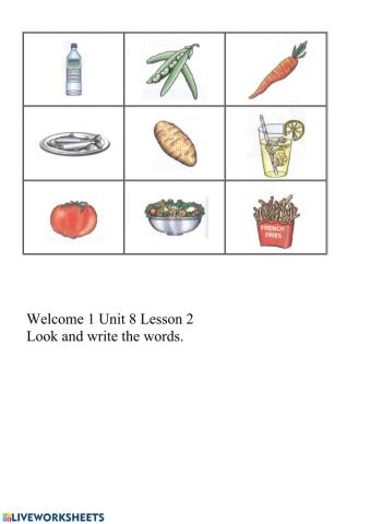 Welcome 1 Unit 8 Lesson 2