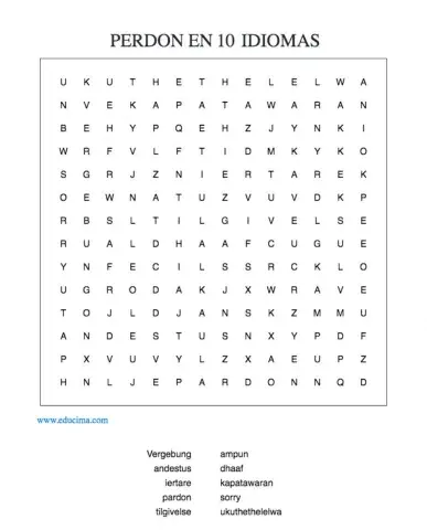 Perdón en 10 idiomas