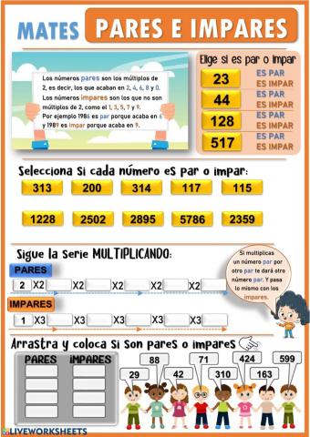 Números pares e impares