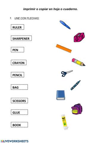 School objects