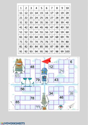 Crucigrama numérico