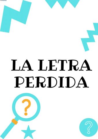 La letra perdida