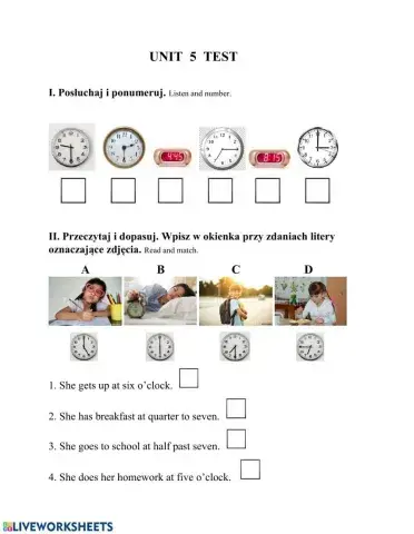 Daily routine - test