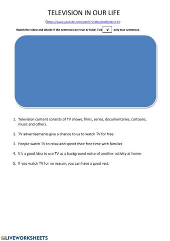 Television in our life