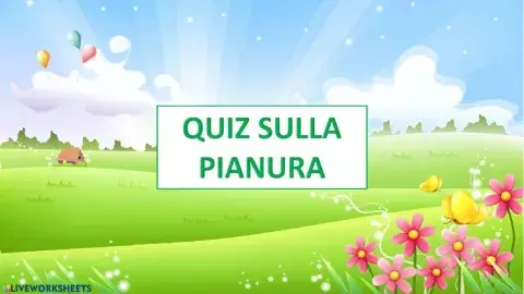 Quiz Pianura