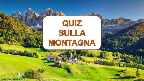 Quiz Montagna