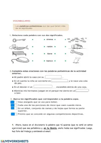 Palabras Polisémicas