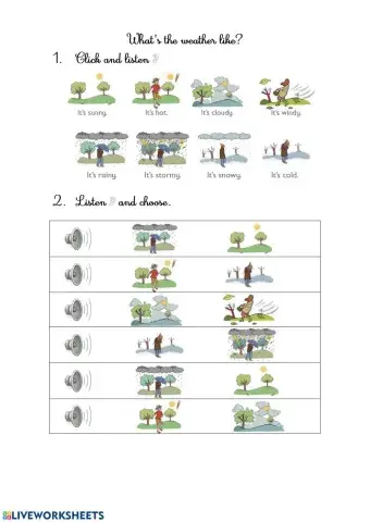 What's the weather like?