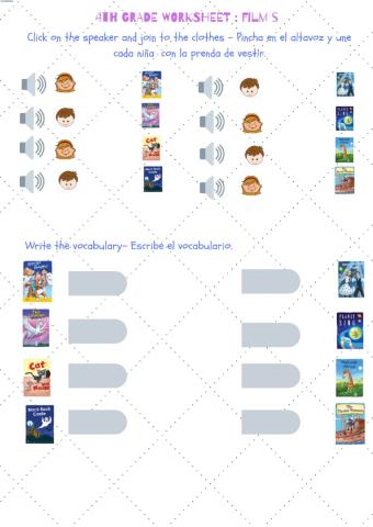 4th grade- films