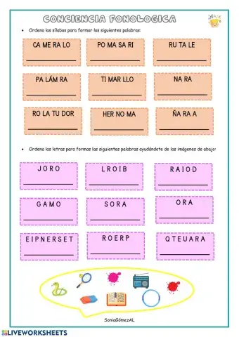 Conciencia fonológica