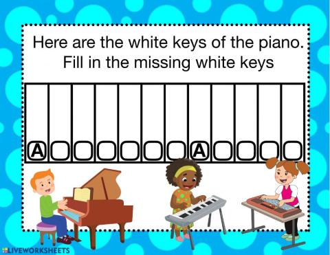 Piano White Keys 2