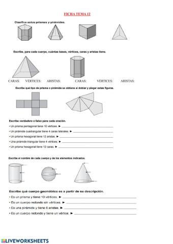 Cuerpos geométricos