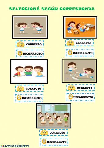 ¿correcto o incorrecto?