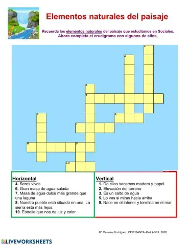 ELEMENTOS NATURALES DEL PAISAJE  