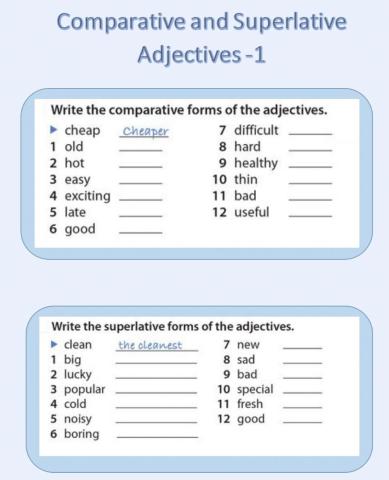 Прилагательные английский worksheets. Comparative and Superlative adjectives 4 класс. Степени сравнения Worksheets. Степени сравнения прилагательных Worksheets. Степени сравнения прилагательных в английском Worksheets.