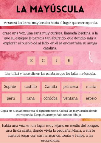 Uso de la mayúscula