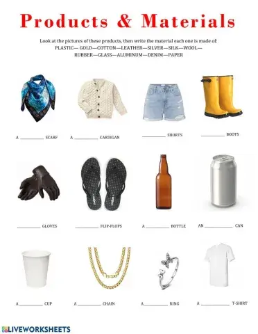 Products and Materials