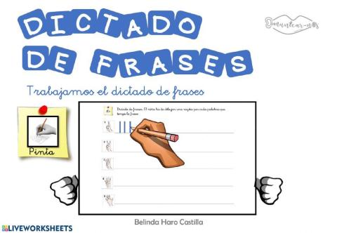 Dictado de recuento léxico 2