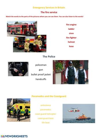 Emergency services in the UK