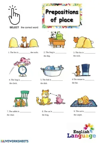 4t - 001 - Preposiciones de lugar