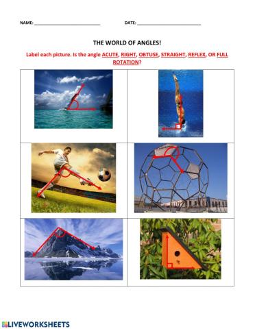 The world of angles
