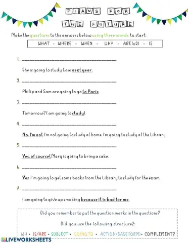 Plans for the future