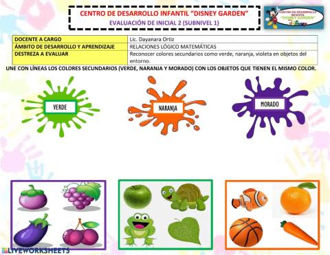 Los colores secundarios