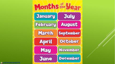 The Months of the Years