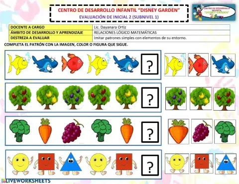 Ejercicios con patrones simples