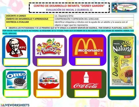 Etiquetas y rótulos