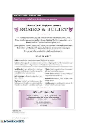 Reading comprehension 2 CCBB 2019