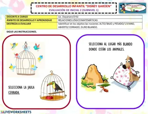 Jugamos con las nociones