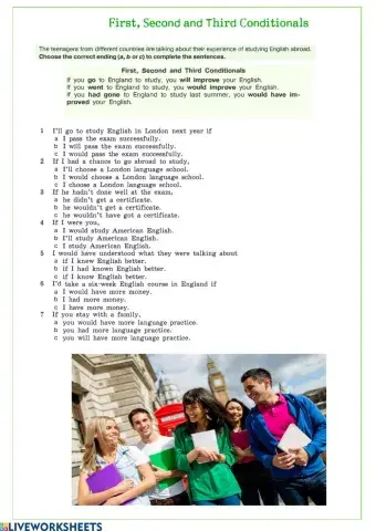 Consolidation - 1,2,3 Conditional